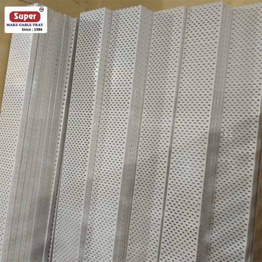Ivory Powder Coated Perforated Cable Tray
